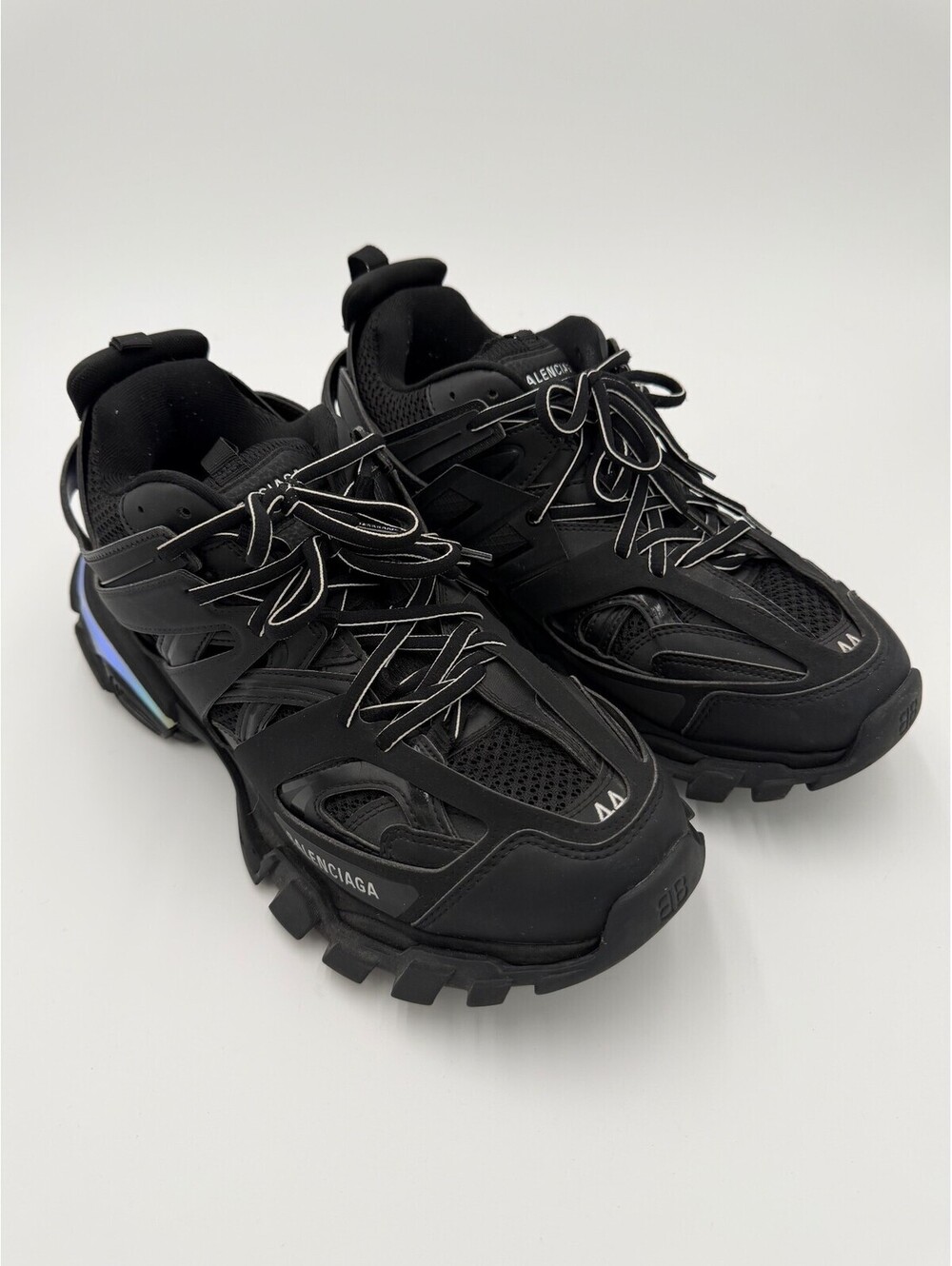 Balenciaga Track LED Sneakers Black Unisex Size 11/44